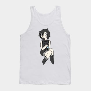 Xion KH3 Ending Outfit Chibi Sticker, Pin, + Others Tank Top